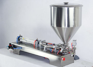 Máquina de enchimento semi automática ajustável, máquina de engarrafamento de vidro do leite