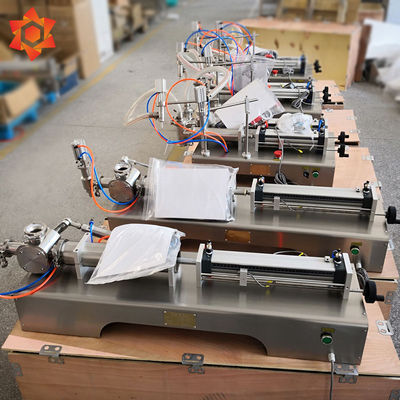 Pressão de ar líquida semi automática pneumática completa 0.4-0.9MPA da máquina de enchimento